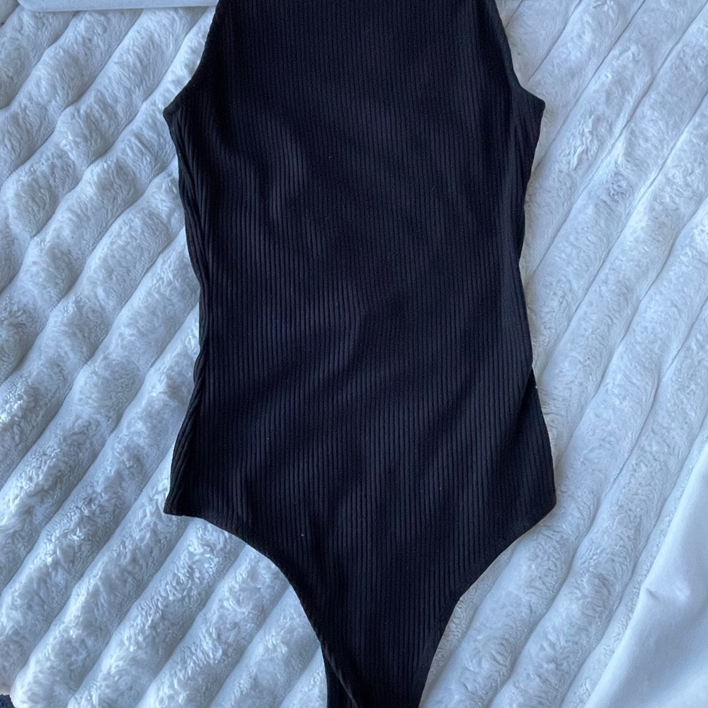 H&M Black Bodysuit One Piece Classic Design